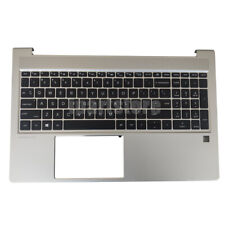 New Backlit For HP PROBOOK 450 G8 Palmrest Cover & Keyboard M21742-001 USA picture