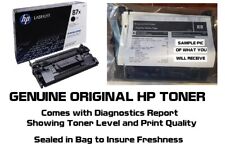 New Genuine HP 87X Toner Cartridges Printer-Tested 100% SEALED BAG OPEN BOX picture