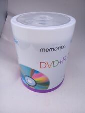 Memorex DVD+R 100 Pack 16X 4.7Gb 120 minutes NEW Sealed Recording Movie Videos picture