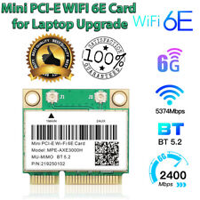 Mini PCI-E WiFi 6E Wireless Card Bluetooth 5.2 802.11n/AC/AX For Laptop Upgrade picture