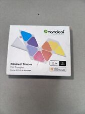 NanoLeaf Smarter Kit Shapes Mini Triangles 9 Panels Starter Kit BRAND NEW/SEALED picture