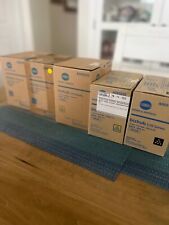 5X Bizhub toner Cartridges 2 Cyan, 2 Yellow, 1 Black Contact for offers picture