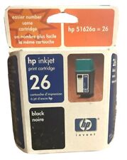 NEW Genuine HP 26 Inkjet Black Print Cartridges. Exp 3/03. *FAST Shipping picture