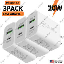 20W USB Type C Wall Power Adapter For iPhone 14 13 12 11 SE XR Fast Charger Head picture