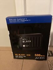🔥New WD BLACK D30 500GB SSD, USB-C, External Solid State Drive - Black picture