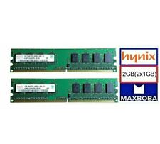  Hynix Memory 6400U 2GB (2x 1GB) Desktop PC RAM DDR2 DIMM HYMP112U64CP8-S6 picture