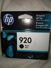 HP 920 Ink Cartridge Black Printer Ink Brand New Exp 8-2021Genuine Fast Ship picture