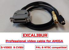 Amiga RGB to S-video CVBS composite video cable NTSC 500 600 1200 4000 RGB DB23 picture