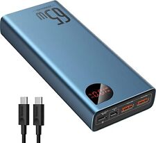 Baseus Power Bank, 65W 20000mAh Laptop Portable Charger, Fast Charging USB C ... picture