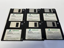 Vintage Microsoft Windows 3.1  Floppy Disk - 6 3.5
