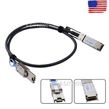 40G QSFP SFF-8436 to SFF 8088 SAS Cable DDR HD For NetApp DS4243 DS4246 0.5M picture