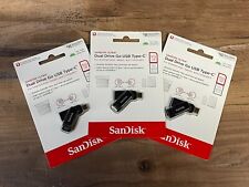 *3-pack Bundle* SanDisk Ultra Dual Flash Drive Go 512GB USB Type-C Flash Black picture