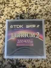 TDK D2405-LTO2 LTO-2 Ultrium 2 200 / 400 GB Data Cartridge Tape USED picture