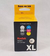 Genuine Kodak Verite 5 XL Black & Color Ink Cartridge Combo New picture