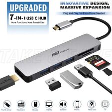 7 in 1 Multiport USB-C Hub Type C To USB 3.0 w/ 4K HDMI Output & SD/Micro Reader picture