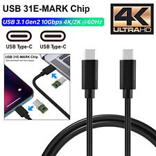 Lot USB 3.2 Gen 2 Type-C Male/Male Cable PD to 100W/5A 10Gbps E-Marker Chipset picture