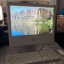 vintage Apple iMac G5 20 inch clear case widescreen iSight september 2003 bundle picture