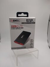 Emtec X210 Elite 512GB Portable SSD 3D Nand USB-C 3.2 Gen2 Brand New picture