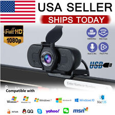 1080P Full HD USB 2.0 Webcam for PC Desktop & Laptop Web Camera with Microphone picture