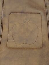 VINTAGE RARE Macintosh Apple II 1977 Computer Carrying Bag Leather Brown Case  picture
