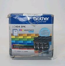 New Brother LC404 3PK Cyan/Magenta/Yellow Yield Ink Cartridge picture