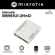 MikroTik RB951Ui-2HnD 5-Port Wireless Access Point 1000mW picture