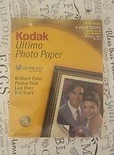 KODAK Ultima Picture Paper High Gloss 75 Count 8.5x11 in Sheets New Sealed picture