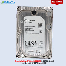 Seagate Archive ST8000AS0002 8TB 5400 RPM 128MB 6.0Gbs SATA AF 3.5
