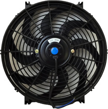 Universal High Performance 12V Slim Electric Cooling Radiator Fan with Fan Mount picture