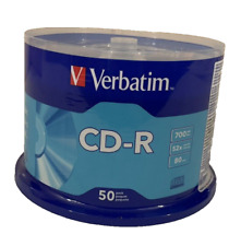 Verbatim CD-R Blank Discs 700MB 80 Minutes 52x Recordable Disc-50 Pack Spindle picture