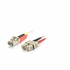 C2G 33014 OM2 Fiber Optic Cable - LC-SC 50/125 Duplex Multimode PVC Fiber Cable, picture