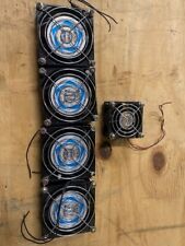 Lot of 4 Sunon SF11580AT fans with 1 smaller Sunon fan picture