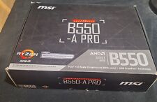 MSI B550-a Pro Socket AM4 AMD B550 PCIe 4.0 SATAIII USB3.2 Gen2 ATX Motherboard picture