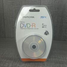 Memorex MINI DVD-R 1.4 GB 30 Min Single Sided 20 Pack New Sealed  picture