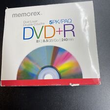 Memorex DVD+RDL 5 Pack Blank Discs Dual Layer DVD picture