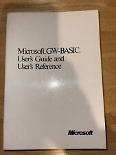 Microsoft GW-BASIC Interpreter User's Guide and Reference Computer Manual Book picture