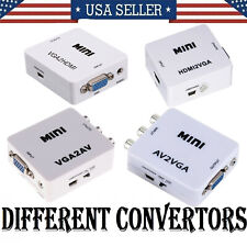 AV to VGA, VGA to AV, HDMI to VGA, VGA to HDMI 3.5mm Audio to PC HDTV Converter picture