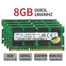 Samsung 32GB 16GB 8GB 1866MHz DDR3L 2Rx8 PC3L-14900S Laptop Memory SDRAM LOT BT picture