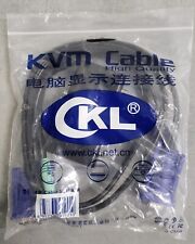 NEW CKL 2 Port USB 2.0 KVM Switch w/ Cables CKL-21UA-V2 picture