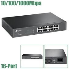16-Port 10/100/1000Mbps Gigabit Network LAN Ethernet Desktop Switch RJ-45 Laptop picture