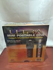 ULT31310 Ultra Mini Portable Disk. Compact, External Hard Disk Enclosure C6 NOS picture