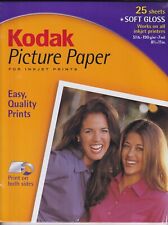 3 packs of Kodak Picture Paper ink jet soft gloss 7mil 25 sheets 8½