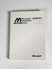 Microsoft GW-BASIC Interpreter User’s Guide Manual Book Vintage Minta picture