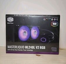 CoolerMaster MasterLiquid ML240L V2 RGB w/ 3rd Gen Dual Chamber Pump Technology picture