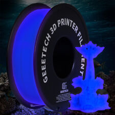 2PCS GEEETECH  3D Printer Filament Luminous Purple 1.75mm 1kg/roll Consumables picture