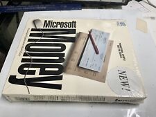 VINTAGE  NEW SEALED MICROSOFT MONEY 1991 PROMOTIONAL SAMPLE VERSION FOR MS-DOS picture