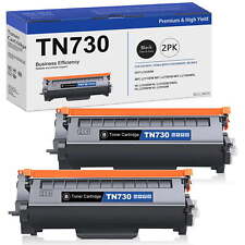 TN730 Toner Cartridge Replacement for Brother 2Black TN730 DCP-L2550DW Printer picture