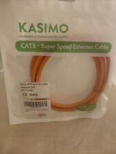 Orange CAT8-Super Speed Ethernet Cable Patch Cord: 5 Feet (NEW) picture