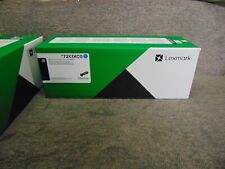 72K1XC0 New Genuine Lexmark Extra High Yield Cyan Toner for CS820 CX825 CX860 picture