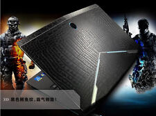 KH Laptop Crocodile Leather Skin Cover Protector for Alienware M17X R1 R2 R3 R4 picture